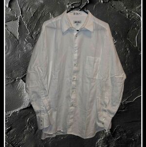 Claiborne White Button Up Mens Shirt
